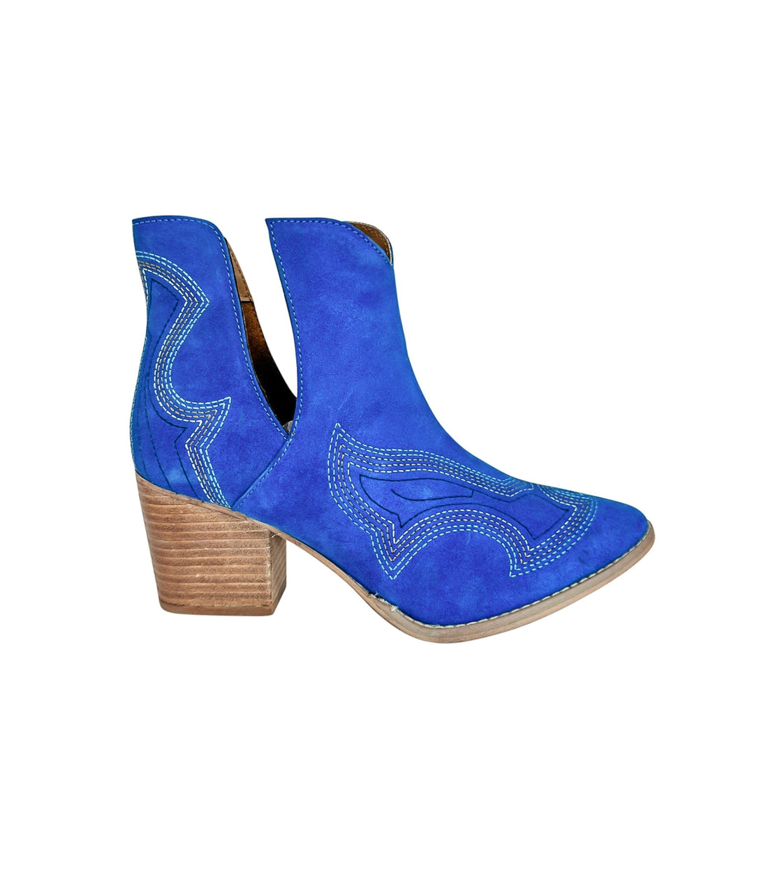 Journee Ankle Boots in Blue - Lavish Fix