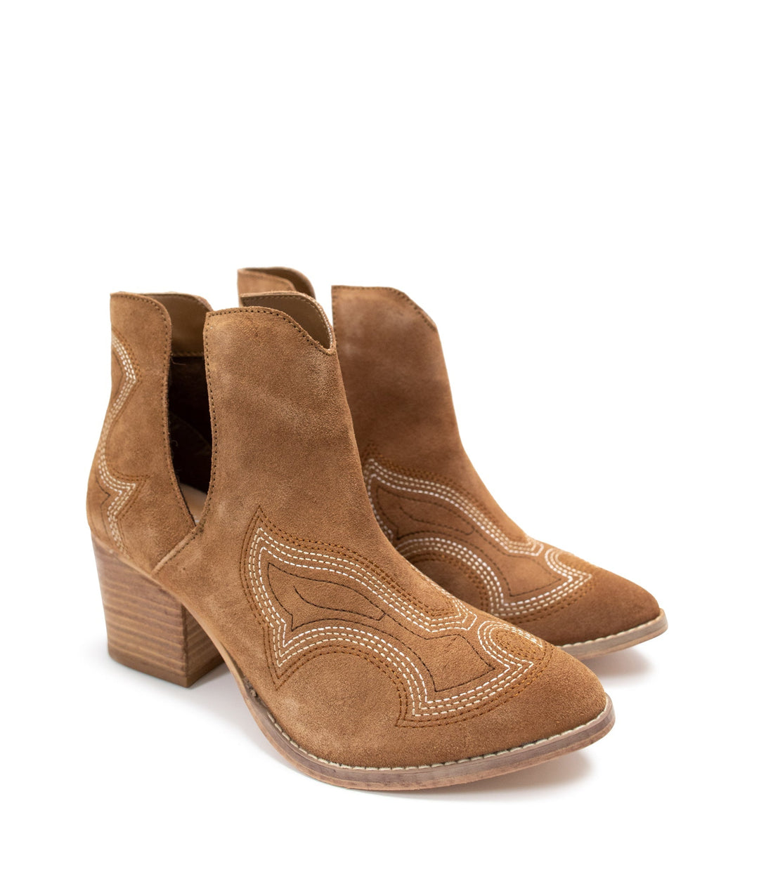 Journee Ankle Boots in Tan - Lavish Fix