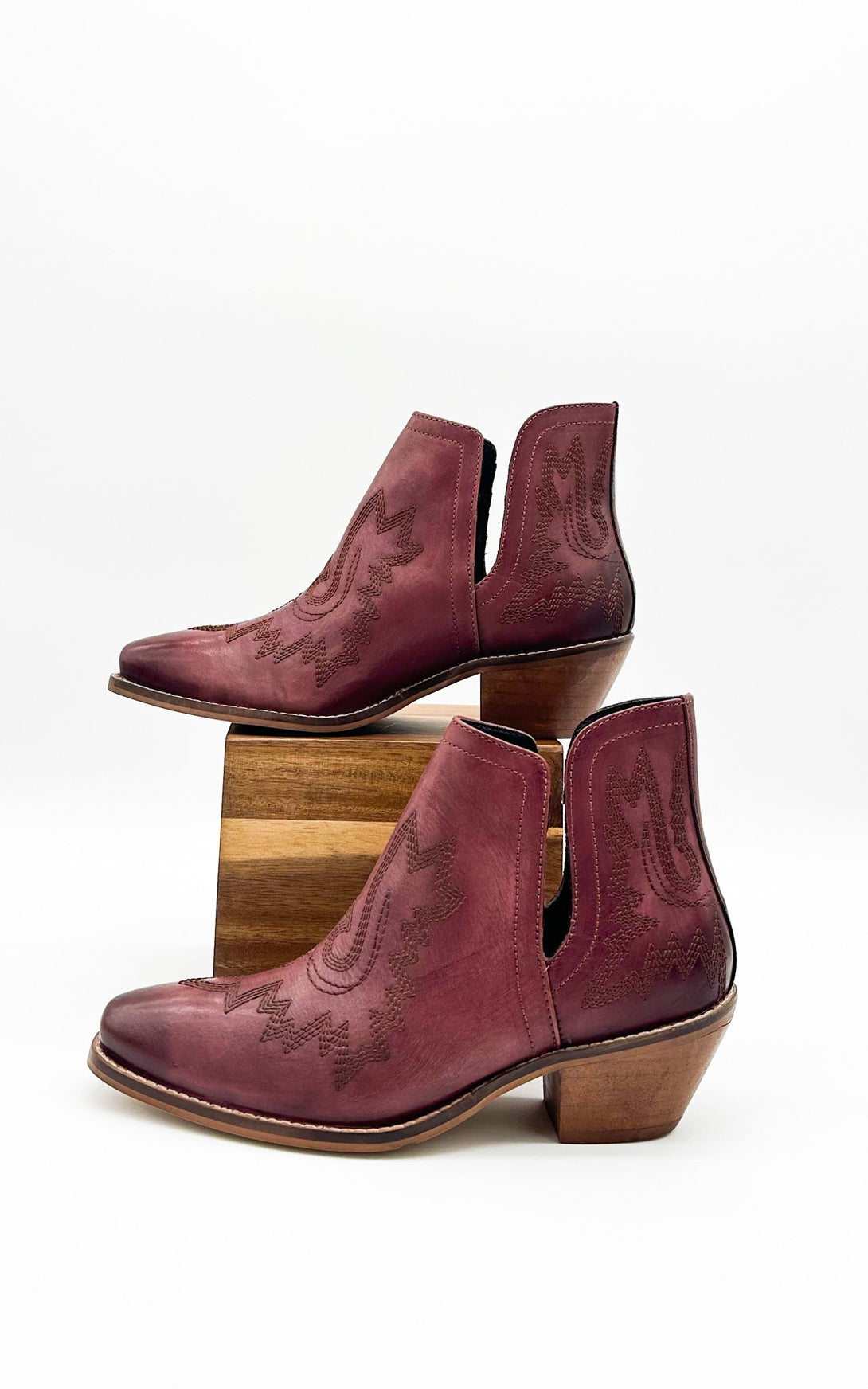 Kickin' Booties in Burgundy - Lavish Fix