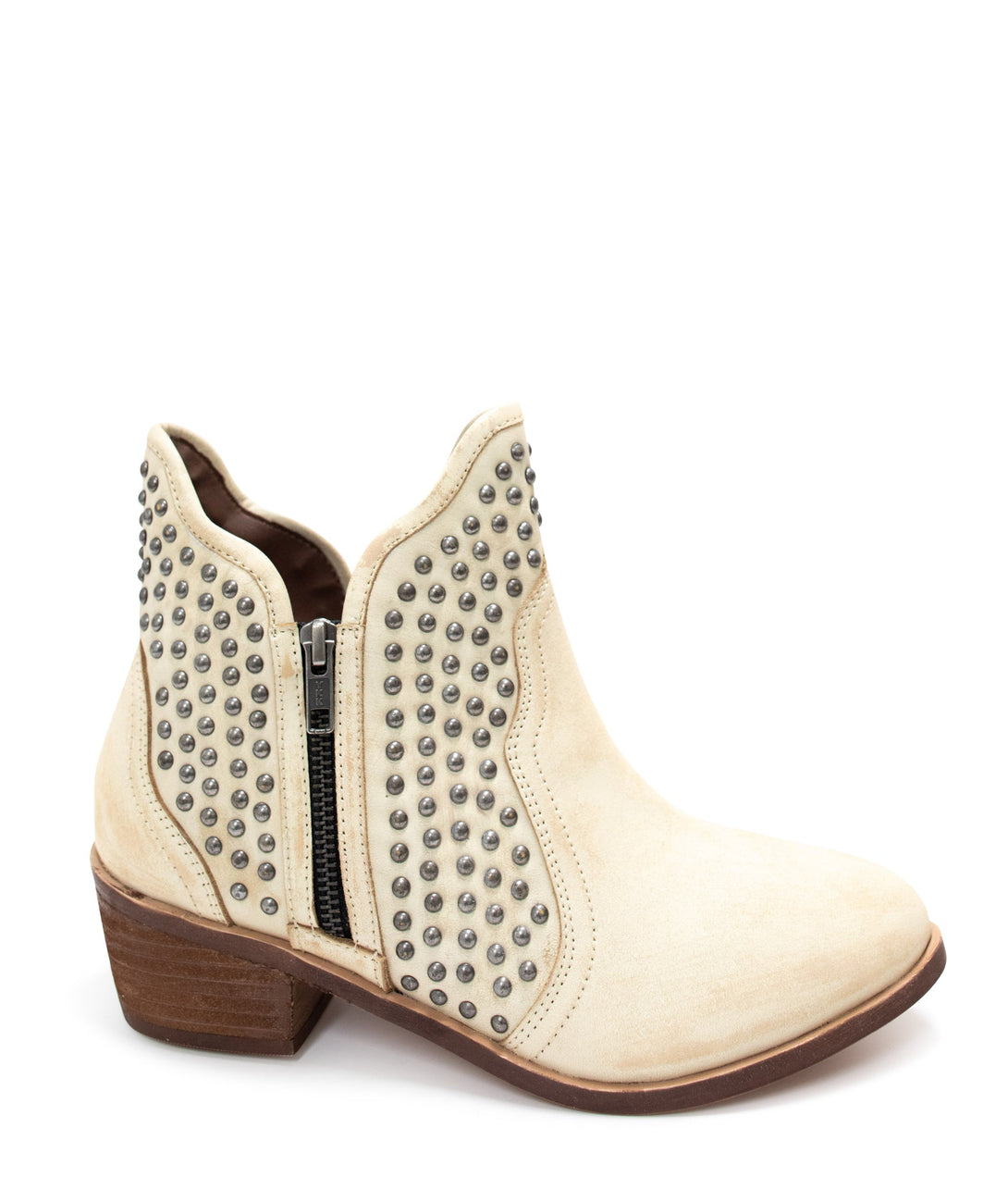 Nailed It Ankle Boot in White - Lavish Fix