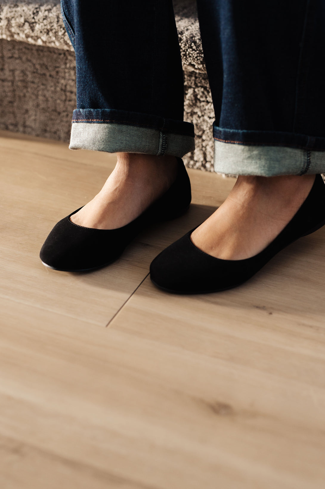 On Your Toes Ballet Flats in Black - Lavish Fix