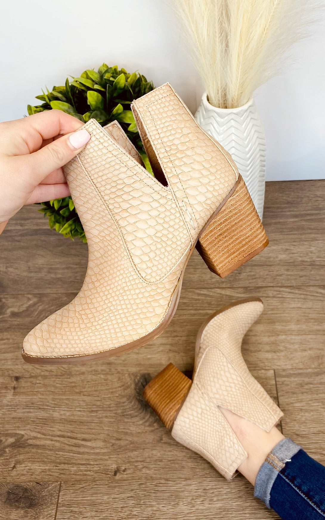 Tarim Bootie in Blush - Lavish Fix