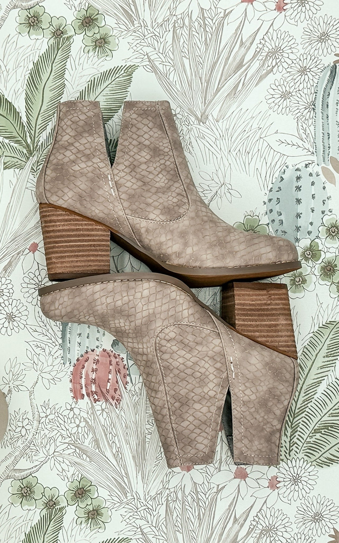 Tarim Bootie in Taupe - Lavish Fix