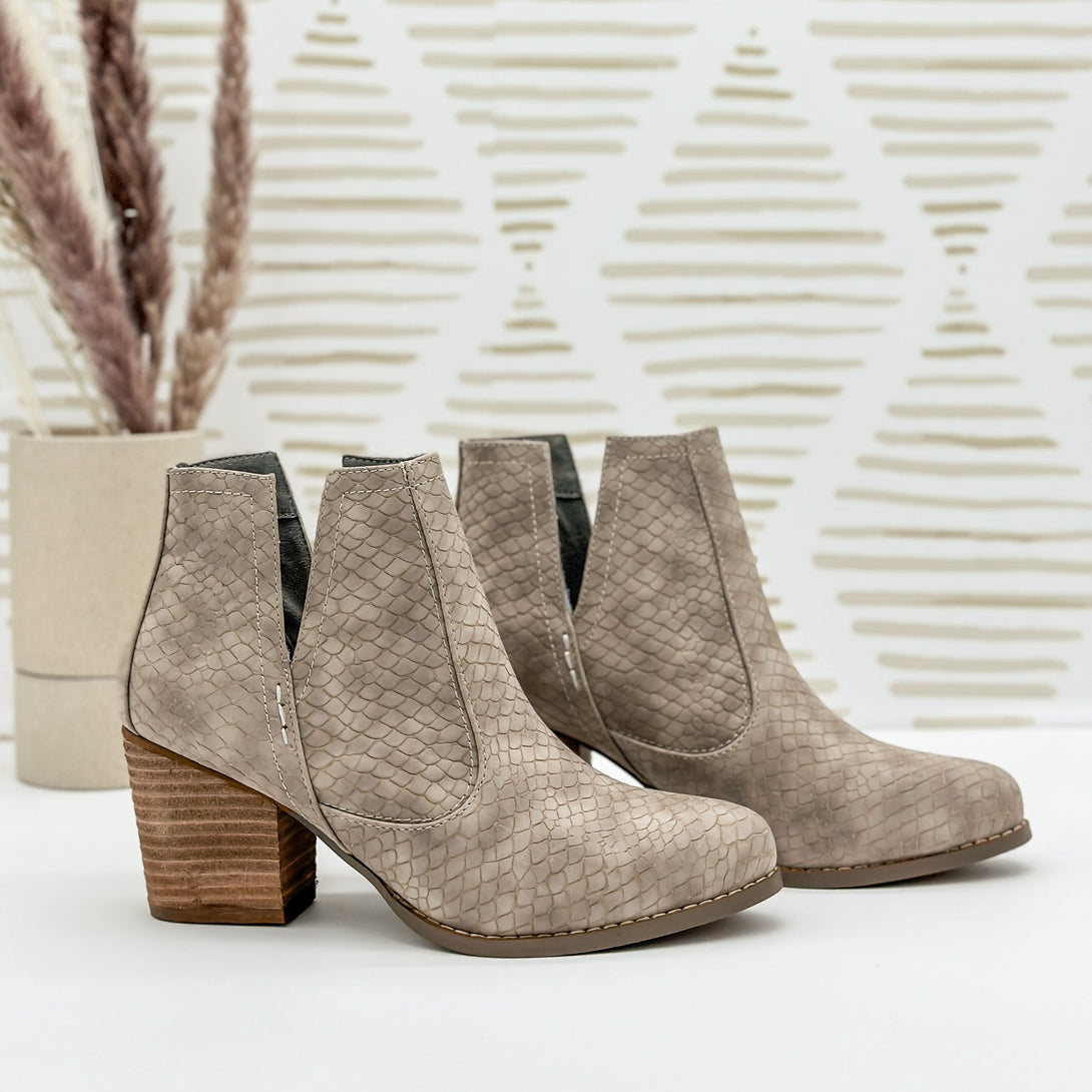 Tarim Bootie in Taupe - Lavish Fix