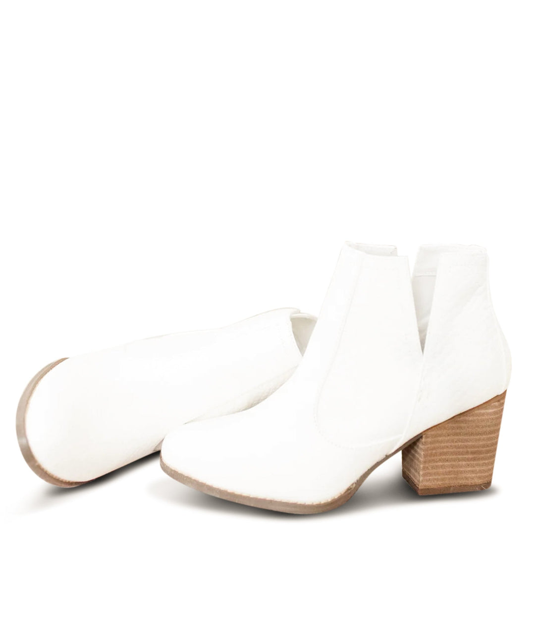 Tarim Bootie in White - Lavish Fix