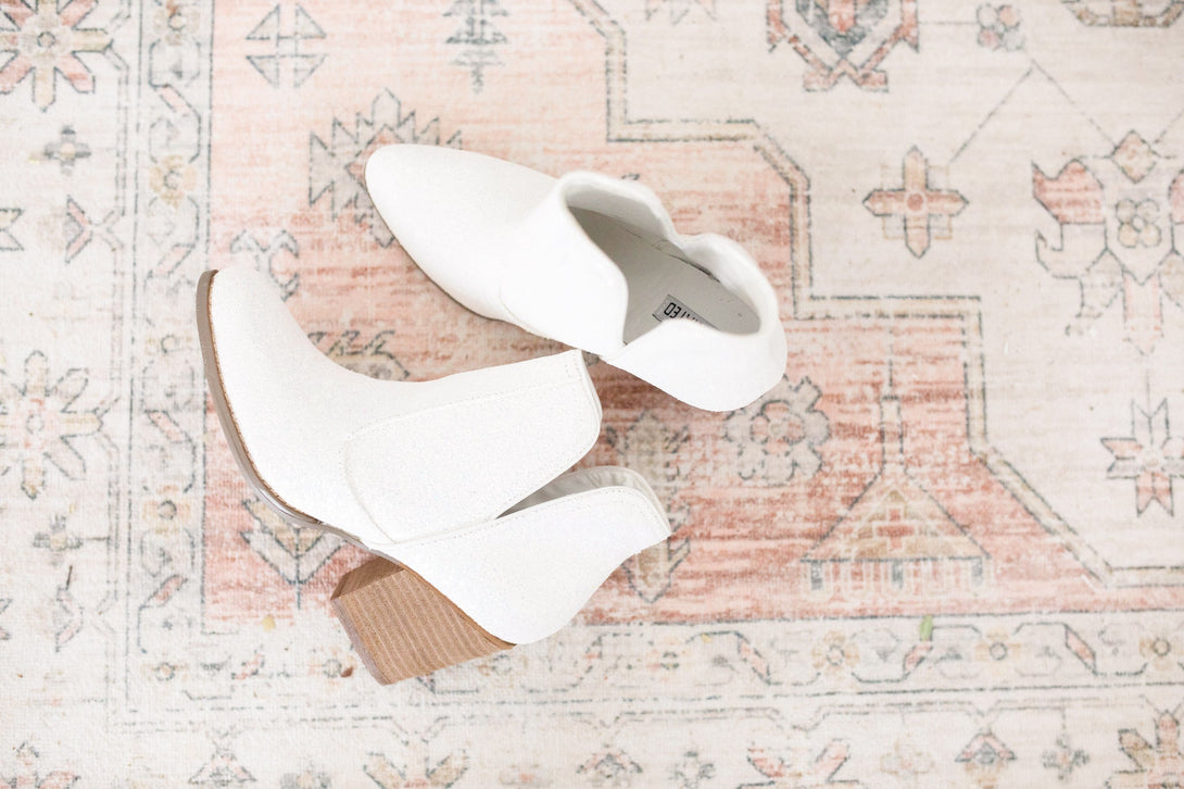 Fiera Booties in White - Lavish Fix